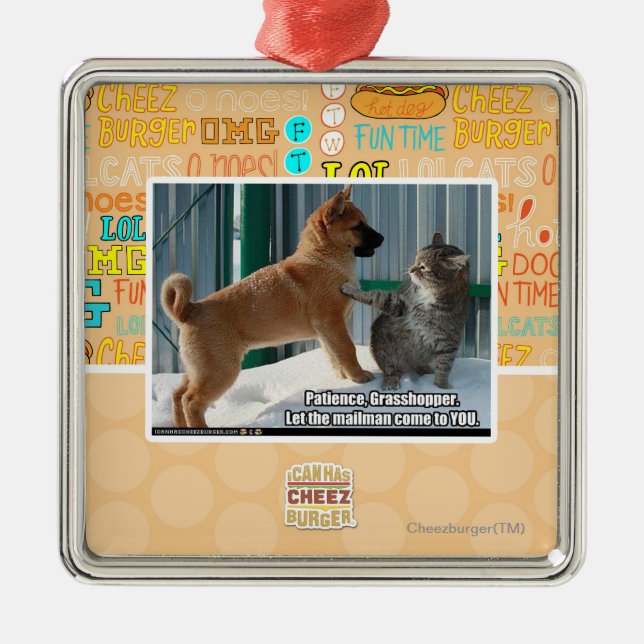 Ornement En Métal La patience, sauterelle (Devant)