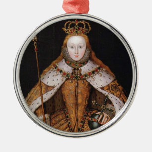 Ornement En Métal La Reine Elizabeth I