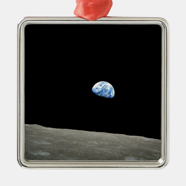 Ornement En Métal la terre de l'univers lune (Devant)