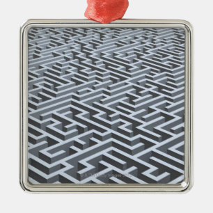 Ornement En Métal Labyrinthe