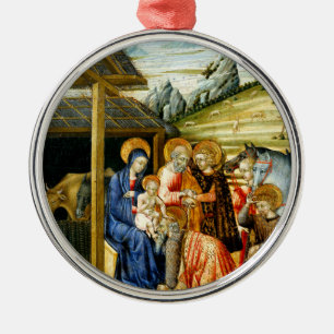 Ornement En Métal L'Adoration des Mages par Giovanni di Paolo