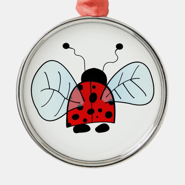 Ornement En Métal Ladybird (Devant)