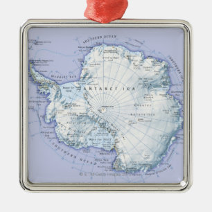 Ornement En Métal L'Antarctique