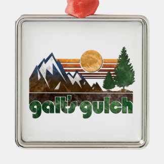 Ornement En Métal L'atlas de Gulch le Colorado de Galt a gesticulé