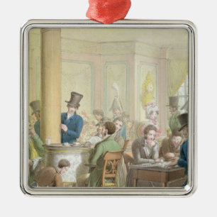 Ornement En Métal Le café de Commerce, du 'tableau De Paris