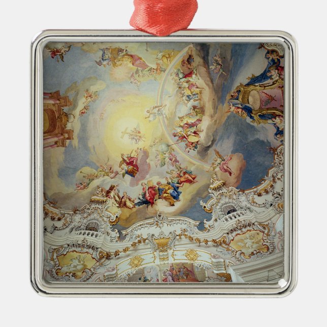 Ornement En Métal Le dernier jugement, peinture de plafond (Devant)