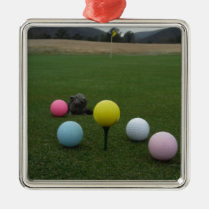 Ornement En Métal Le golf de Pâques