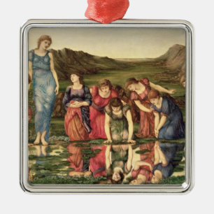 Ornement En Métal Le miroir de Vénus, 1870-76 (huile sur la toile)