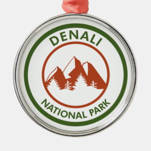 Ornement En Métal Le Parc national de Denali