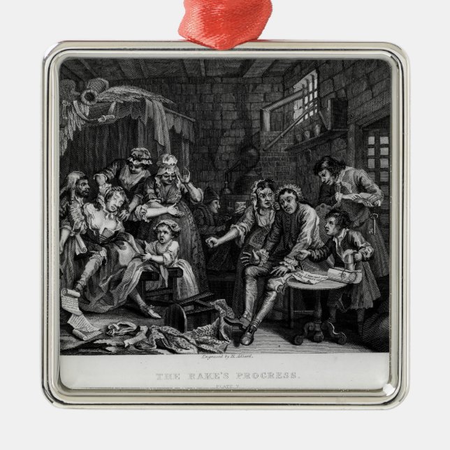Ornement En Métal Le râteau en prison, plat VII (Devant)