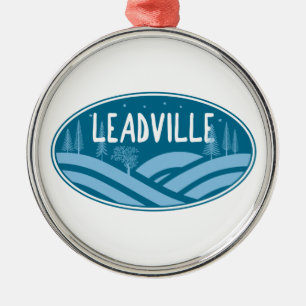Ornement En Métal Leadville Colorado Extérieur