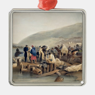 Ornement En Métal L'embarquement du malade chez Balaklava