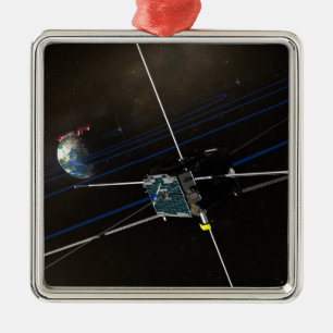 Ornement En Métal Les cinq engins spatiaux THEMIS en orbite