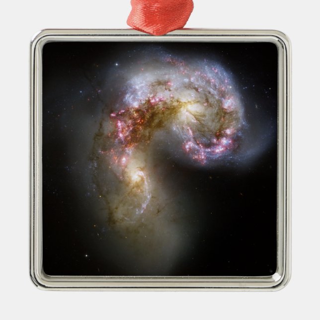 Ornement En Métal Les galaxies d'Antennes (Devant)