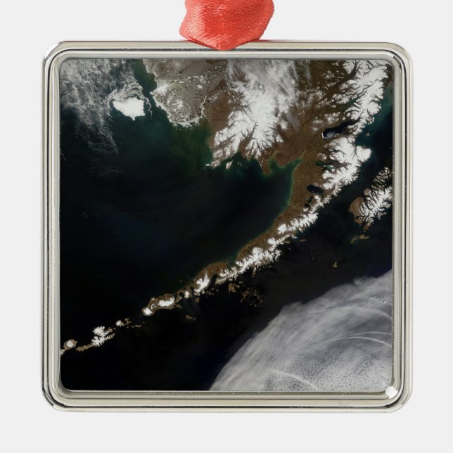 Ornement En Métal Les îles Aléoutiennes et la péninsule d'Alaska (Devant)