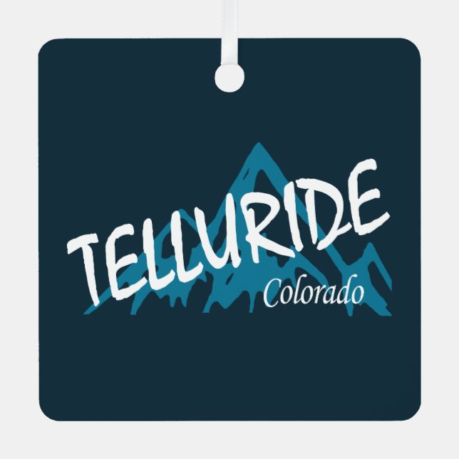 Ornement En Métal Les monts Telluride Colorado (Recto)