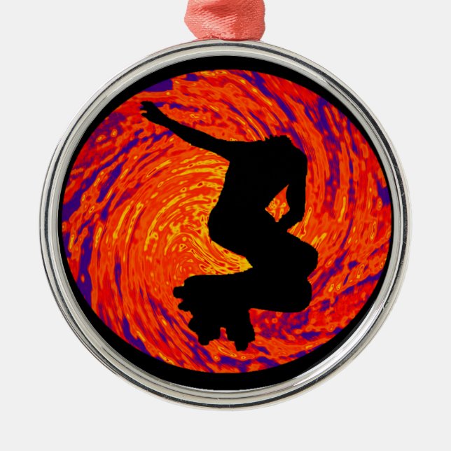 ORNEMENT EN MÉTAL LES ZONES INTÉGRÉES (Devant)