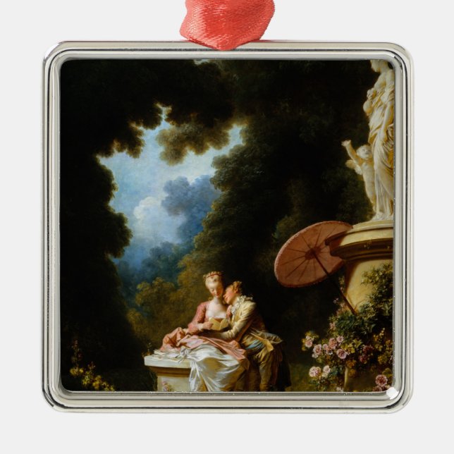 Ornement En Métal Lettres d'amour par Jean Honore Fragonard (Devant)