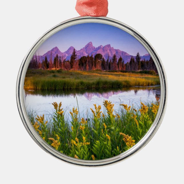 Ornement En Métal Lever de soleil de Teton (Devant)