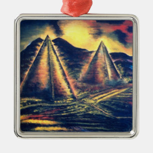 Ornement En Métal Lieu De Repos, Pyramides