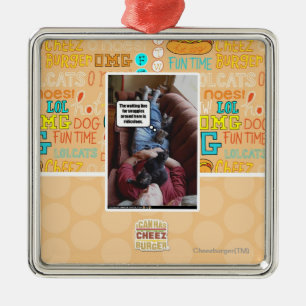 Ornement En Métal Ligne d'attente pour des câlins