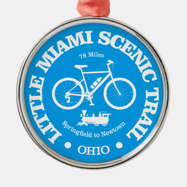 Ornement En Métal Little Miami Pittoresque Trail (cyclisme) (Devant)