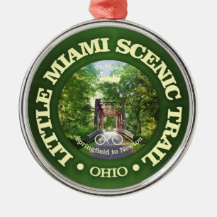 Ornement En Métal Little Miami Pittoresque Trail (vélo c)
