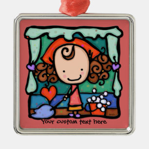 Ornement En Métal LittleGirlie est un phénomène peu propre ! S'EST