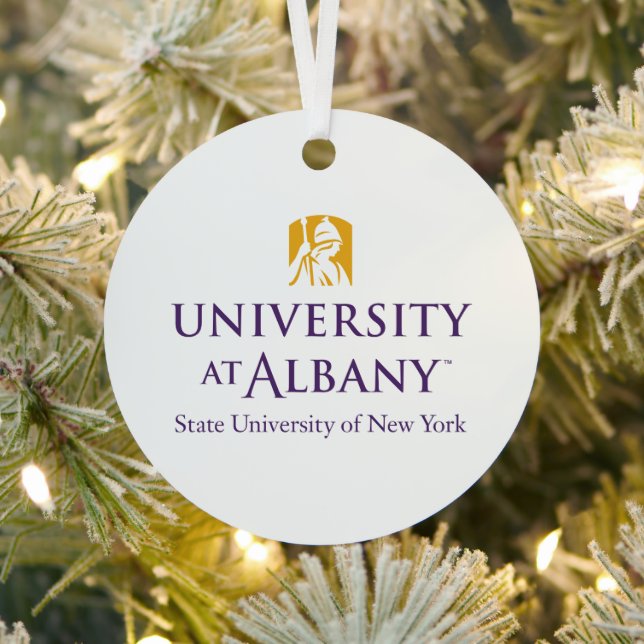Ornement En Métal Logo de l'Université d'Albany (Insitu)