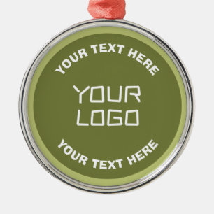 Ornement En Métal Logo ou conception téléchargé et texte modifiable 