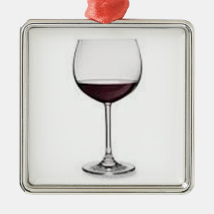 ORNEMENT EN MÉTAL L'ORNEMENT DE "L'AMOUREUX DU VIN"