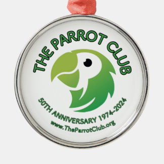 Ornement En Métal L'Ornement du 50e anniversaire du Parrot Club