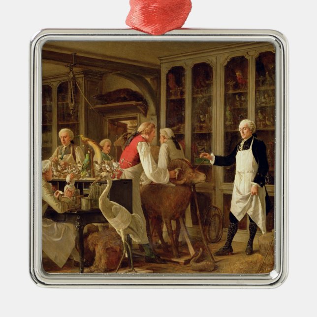 Ornement En Métal Louis Jean Marie Daubenton (1716-99) dans son (Devant)