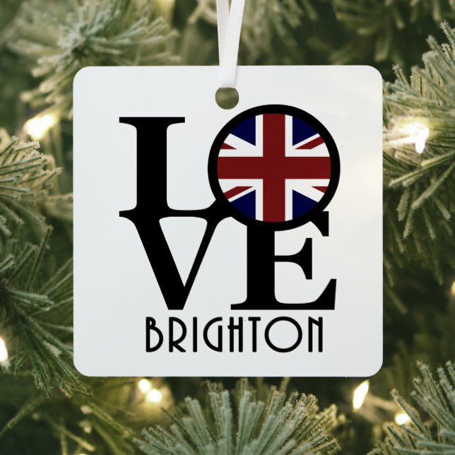 Ornement En Métal LOVE Brighton Angleterre (Insitu)