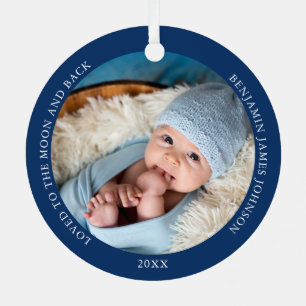 Ornement En Métal Love You to the Moon and Back Photo