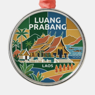 Ornement En Métal Luang Prabang Laos