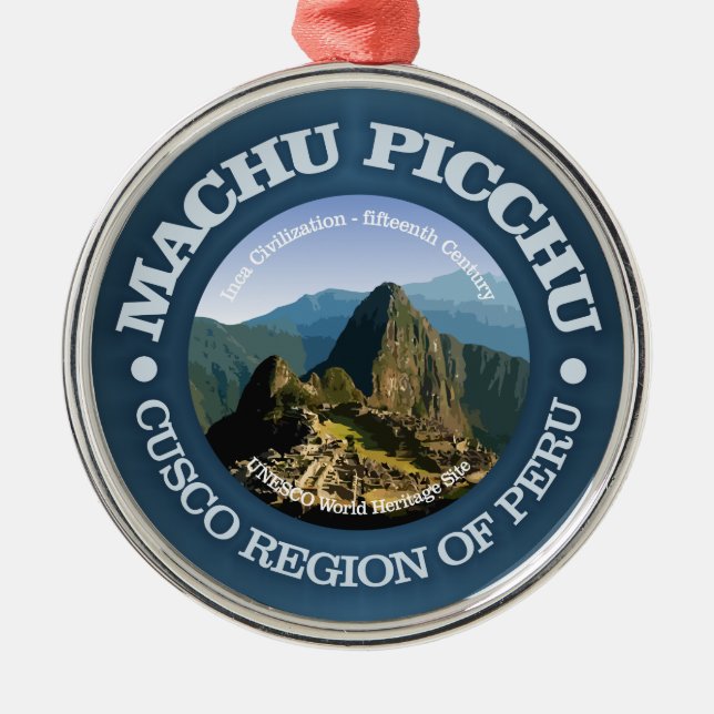 Ornement En Métal Machu Picchu (Devant)