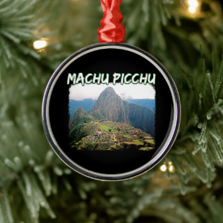Ornement En Métal Machu Picchu Pérou - Montagne Huayna Picchu