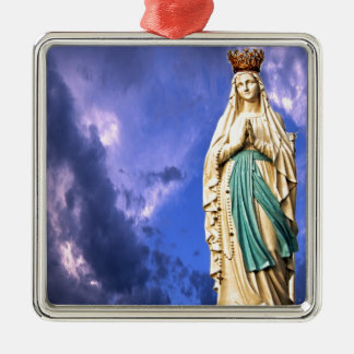 Ornement En Métal Madame de Lourdes