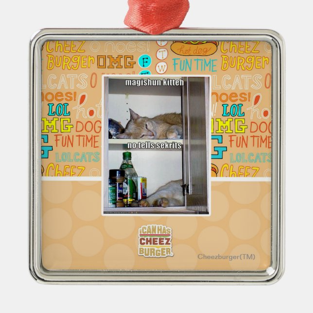 Ornement En Métal Magishun Kitteh (Devant)