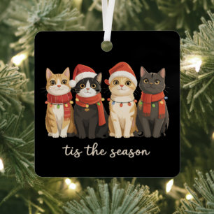 Ornement En Métal Maman de chat mignonne Noël Amateur de chats Cadea
