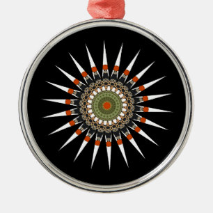 Ornement En Métal Mandala