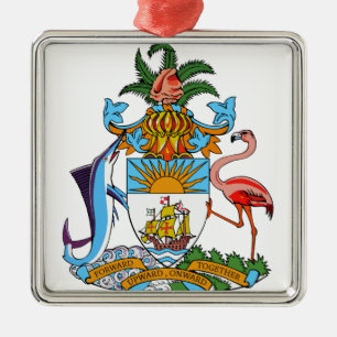 Ornement En Métal Manteau des Bahamas des bras