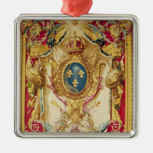 Ornement En Métal Manteau des bras de la famille royale française (Devant)