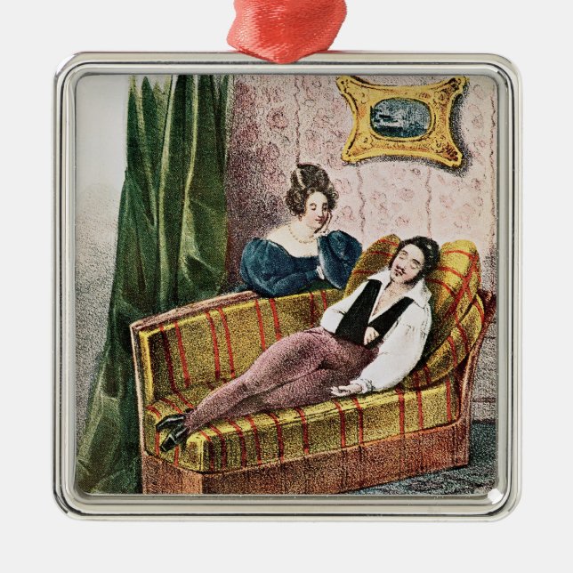 Ornement En Métal Marie Dorval dans le rôle du d'Hervey d'Adele (Devant)