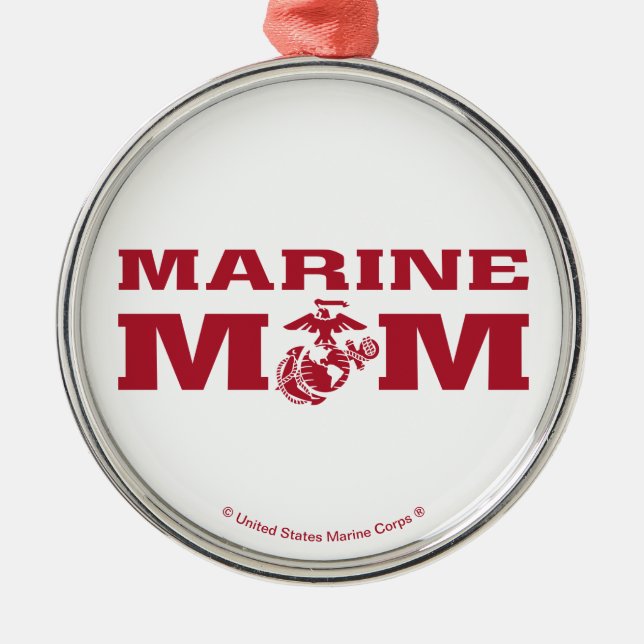 Ornement En Métal Marine Maman (Devant)