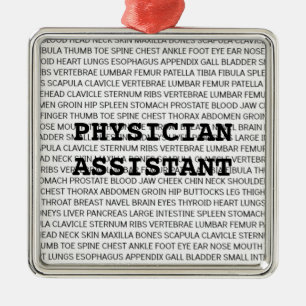 Ornement En Métal Médecin Assistant Terminologie Médicale Noël