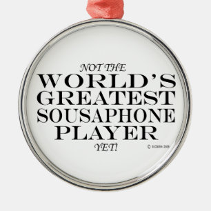 Ornement En Métal Meilleur Joueur Sousaphone Pourtant Ornement Métal