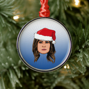ORNEMENT EN MÉTAL MELANIA TRUMP