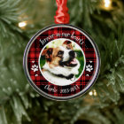 Mémorial de compagnie canine rustique adorable ave